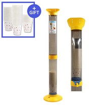 코끼리 종이컵디스펜서 원터치 컵홀더 컵수거함 분리수거 종이컵수거기, 도르래종이컵수거함