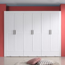 빅로드가구 키큰장 루팡 9자 장롱세트 (서라운딩 포함), 서랍형 9자세트(화이트)