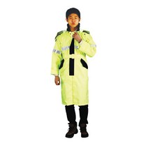 안전우의-코트형 AJN-80018 경찰우의 형광우의 우의 우비 비옷, 01-안전우의 AJN-80018-연두형광
