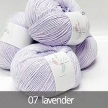[실] 페더실 실크아크릴 코바늘뜨기 좋은 실 블랭킷 조끼 목도리, 07 lavender