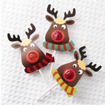 꼬마데코 루돌프사탕페이퍼 6개