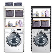 스피드랙 철제 세탁기선반앵글, 01-1_세탁기선반 700*400*1500(mm) 2단 - 화이트앵글