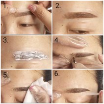 뷰티샵 아웃라인 테이프 디자인테이프 반영구테이프 5회분 1세트, 1개