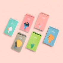카카오 프렌즈 리틀 프렌즈 PP커버 스프링 수첩, 어피치