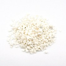비오스 테라리움재료 마리모자갈 무지개 칼라색돌 100g, 하양, 1개
