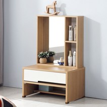 방친구 입식_좌식 화장대 모음, 09_미티 좌식 600 화장대 오크+화이트is