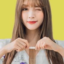 유로헤어 인모테이프붙임머리 10피스 인모스티커붙임머리 가발 헤어피스 실익스텐션 테이프피스, 40번-오렌지브라운, 1개