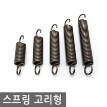 JS커머스 다용도 고리 스프링 철두께 2mm 두께 12mm 용수철 가구 diy 철물, SR005.선택 5 - 스프링 고리형 10cm