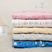 이지베이비 여름 아기 인견패드 유아 이불패드 유아동 요/매트, 그레이 무지_인견패드