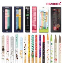 모나미 153 바디무늬 5본 세트 퍼피 아이스크림 플라워 키스 트래블 야미 카카오, 2.아이스크림