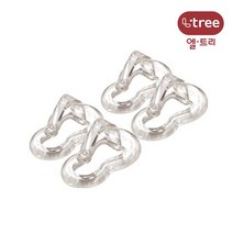 엘트리 투명 전선클립 중 4입, 1개