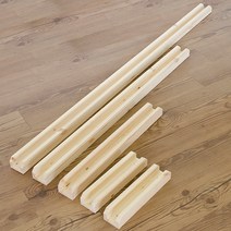 아이베란다 삼나무 원목파티션 칸막이 가벽 사무실 현관 파티션, 벽면용 지지대 길이1800mm