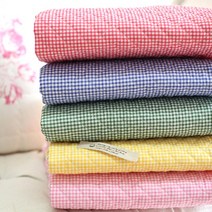 원단킹 누빔지)댄디체크-5color (6214226), 블루