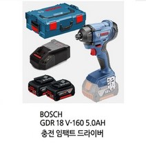 보쉬 전문가용 충전 임팩트 드라이버 GDR 18 V-LI 풀세트, 1세트