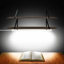 삼항 5V USB 스위치 자석 LED바 간접조명 캠핑등 다용도, 3색(스위치조절) 듀얼스위치 35cm, 1개