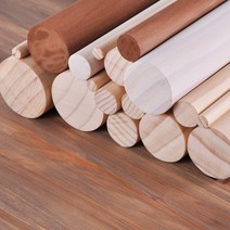 만물트럭 목봉 무료재단 나무봉 DIY 마크라매재료 원목봉 우드봉 목재, 목봉 5cm - 길이 30cm