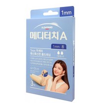 일동) 메디터치A 폼드레싱 4x9cmx1mm x 3매 상처케어, 1팩