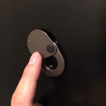 노무라테크 현관문 외시경렌즈 방범커버 N-1257, 1개