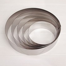 달곰베이킹 원형 무스링 높이5cm 미니~4호