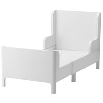 이케아 BUSUNGE 길이조절침대 화이트 503.513.40