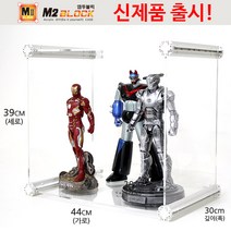 [엠블럭] 아이언맨피규어 핫토이피규어 건담 건프라 진열장 장식장 아크릴케이스 엠투블럭 M2-5번 1칸형, 프레임색상-검정
