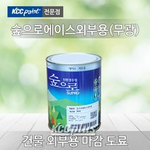 KCC 숲으로 에이스 외부용 0.9L(무광) 내부용 벽화 베란다 외부수성페인트, yellow(HF0084), 900ml, 1개