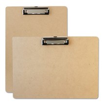 무무랩 MDF 클립보드 A4 서류 받침대 크립보드 나무, 가로형
