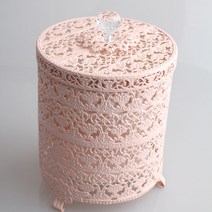 GANAHOME 미니철제휴지통, 핑크, 1