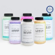 아이샵오픈 사해소금 목욕소금 입욕제 족욕제 6가지제품 바디솔트 미용솔트 이스라엘소금 1KG, 사해소금입욕제/족욕제(1KG)-라벤더