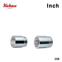 Koken 코켄 코겐 3/4SQ 6각 12각 핸드소켓 복스알 인치, 12각 3인치