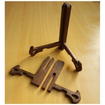 [크리스탈jbo] 홍화목 /분리 나무받침대/ 접시/그림/ 액자/ 메달/ 휴대폰/ 상패 받침대/ 거치대/ 진열대/원목, 1개