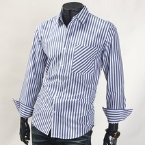포켓 바이어스 스트라이프 셔츠 남방 봄신상 NDP906S