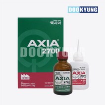 K_엑시아 실리콘 고무 전용 순간접착제 2700 SET AXIA 산업용, 단품