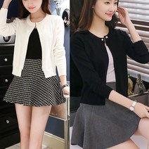 헤이슈 ga-M995 진주볼레로 숏가디건