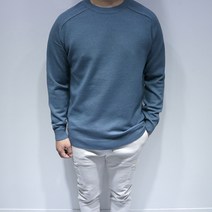 데로샵 봄신상 D RPN 새들 남자 라운드 니트