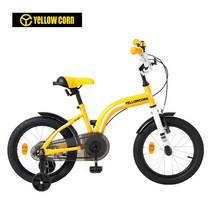 [자전거트레일러바퀴] 옐로우콘 어린이자전거 BT 16형 아동자전거, 옐로우