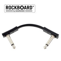 RockBoard 락보드 이펙터케이블 플랫 패치케이블 블랙 5cm