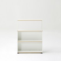 듀오백 라이트오피스 3단프레임책장 CF083B2(800x1060), 화이트