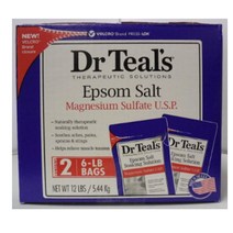C/엡솜염/5.44kg/Dr. Teals Epsom Salt 2 6 Lb Bags