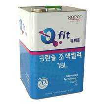 노루페인트 아크릴 외부용 수성페인트 큐피트 크린솔 18L 유광, 백색 유광
