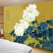 프렌체 맞춤제작 30가지 꽃디자인 UV프린팅 포인트벽지, 디자인20