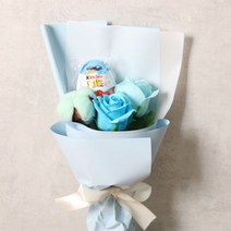 로맨틱노벰버 킨더조이 졸업식꽃다발 (미니사이즈), 블루(기본), 1개