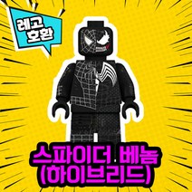 레고호환 어벤져스 히어로 블록 미니피규어 VER.1 레고호환블록, 37.스파이더베놈(하이브리드)(M-084)