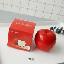 (해외직구상품) 과일 렌즈 케이스, 사과, 1p