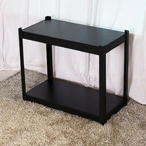 고릴라랙 2단~3단 다용도선반 철제선반 조립식 진열대 수납가구 공간수납, 고릴라랙-600/2단90-블랙