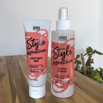 아모스 아모스프로페셔널 스타일링세트 [크래프트 매트 왁스 + 락킹 피니셔] +사은품, 1세트, 280ml