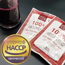 착한톡톡 100% 레드비트즙 80ml 120개, 120포