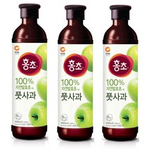청정원 홍초 바이탈 풋사과 900ml X 3개