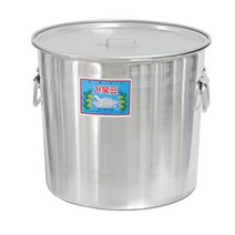 알루미늄용기 식깡 높은위생용기 육수통 스탁팟 들통 찜통, 1개, 5G/L(345x325)
