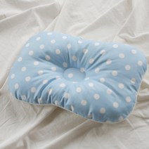 호호아줌마 데일리 짱구베개, 파스텔 블루도트 M